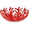 Alessi Mediterraneo ESI01/29 Fruttiera di Design in Acciaio Colorato Rosso