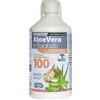 URAGME SRL Puro Aloe Vera Succo E Polpa 100% + Baobab Pesca Bianca 1 Litro