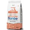 Monge & c. spa Monge All Breeds Adult Salmone & Riso 2500 G