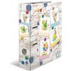 HERMA 19820 Registratore a leva con anelli Scuola dell'infanzia con motivo Sand Box Friends, A4, dorso 7 cm, cartonato, colori