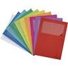 Exacompta Cod. 50000E Confezione da 50 cartelline con finestra Forever® 120g/m² colori vivaci cartelline 100% riciclate e certificate Angelo Blu dimensioni 22X31 cm per A4 10 colori assortiti