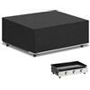 VANSHEIM Copribarbecue da Esterno Telo per Barbecue Impermeabile Copri Plancha per Grill a Gas Copertura Griglia Elettrica Copertura BBQ Esterno Copertura Forno Pizza 80X60X25cm