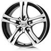 Cerchi in lega Rc Design RC26 7.0x16 Schwarz Glanz Voll-Poliert (SGVP)