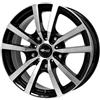 Cerchi in lega Rc Design RC25T 6.5x16 Schwarz Glanz Voll-Poliert (SGVP)