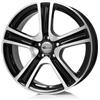 Cerchi in lega Rc Design RC19 6.5x16 Schwarz Glanz Voll-Poliert (SGVP)