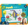 LENA - Mosaico Collegare Gioco Impostare Insieme a 260 Trasparente Tappi per 3+ Anni Bambini, Multicolore