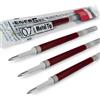 Pentel 4 x Pentel EnerGel 0.7 mm refill metal tip LR7 - EnerGel XM, BL77/BL57/BL37 - rosso