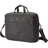 Amazon Basics Borsa a tracolla per laptop compatto, custodia per il trasporto con tasche per riporre accessori, 17,3 pollici - 44 cm, 1 unità, confezione da 1, Nero