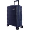 Coronel Tapiocca Colonel Tapioca - Valigia da viaggio Cabina - Valigia Cabina 55 x 40 x 20 - Valigia da viaggio - Valigia da cabina resistente - Trolley Bagagli per aereo resistente con 4 ruote a 360° e lucchetto,