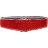 Fischer Adulti Dynamo LED Posteriore Fanale Posteriore Portapacchi, Rosso, Taglia Unica