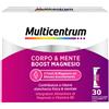 Multicentrum Boost Magnesio Integratore Alimentare Vitamina B6 Magnesio Pidolato Stanchezza 30 Bustine