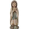 DRW Statuetta Madonna di Lourde per bambini in resina dipinta a mano 4x4x13 cm