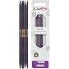 KnitPro J'Adore Cubics Ferri da Maglia a Doppia Punta Set da 5 - Spilli in Legno per Calzini Cappelli Guanti Corti per Maglia Rotondi - 20 cm x 4,50 mm