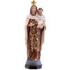 DRW Figura della Madonna del Carmen in Resina dipinta a mano 4x3x13 cm