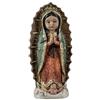 DRW Figura Madonna di Guadalupe per bambini in resina dipinta a mano 6x6x13 cm
