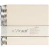 Goldbuch Linum - Album a Spirale, 20 x 20 cm, 40 Pagine con Pergamena, Beige, 20 x 20 cm