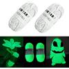 AUAUY Filato Glow in The Dark, 2 Rotoli di Filato Luminoso per Uncinetto, Forniture per Cucito da 55 Metri per Arti Fai da Te, Artigianato Maglieria, Uncinetto e Articoli per Feste Fai da Te (Bianco)