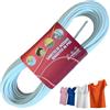 parpyon® Filo per stendere il bucato da esterno 10MT x d.4,5mm Resistente filo stendibiancheria per esterno Made in Italy Cavetto in Acciaio rivestito (Filo, 10MT)