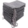 Leeyunbee 30 Pezzi 10x15cm Sacchetti Regalo di Iuta, Sacchetto per Gioielli di Juta, Sacchi Iuta Lino con Coulisse per Regalo Gioielli Fai-da-Te Natale Fiesta Matrimonio Bomboniere(Colore scuro)