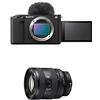 Sony ZV-E1 di Sony | Vlog camera full-frame con obiettivo intercambiabile + Obiettivo SEL2070G