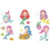 Pracht Creatives Hobby GmbH Set di Adesivi per dipingere con i Diamanti, Motivo Sirene, Set per Creare Adesivi con Pietre Glitterate, per Bambini dai 5 Anni in su