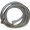 vidoelettronica Tubo Doccia Flessibile 150CM 180cm, Anti-Esplosione Resistente Alta Temperatura Acciaio Inossidabile Anti-Torsione Tubo per Doccia Lungo, Connettori Universali G1/2 (180cm, cromo)