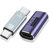 MEIRIYFA Adattatore USB tipo C da 40 Gbps, accoppiatore USB C da 100 W maschio a maschio/femmina a femmina Extender supporto fino al trasferimento dati (2 pezzi)