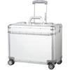 Alumaxx, valigetta attachè per pc portatile, Venture, argento opaco (Argento) - 45168