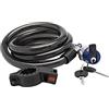 Sterling 152K - Acciaio sterling 15 millimetri x 1,8 millimetri blocco del cavo intrecciato