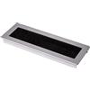 SOTECH 2 x passacavi Toledo in alluminio anodizzato argento 200 x 70 mm Dimensioni di montaggio: 190 x 62 x 15,3 mm