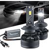 Teguangmei H7 LED Lampadine, 30000LM 160W CanBus Senza Errori 6000K Super Brillante Bianca Fari Abbaglianti e Anabbaglianti Auto Kit Sostituzione Lampada Alogena, Plug & Play, Confezione da 2