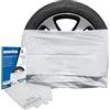 JK Trade® Set di 4 borse per pneumatici EXTRA resistenti Premium per riporre e conservare gli pneumatici dell'auto, set di sacchi per pneumatici, borsa per cerchioni, adatta per 16, 17, 18, 19, 20, 21