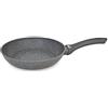 Menax - Padella di Alluminio Forgiato - 5 Strati Antiaderente - Effetto Pietra - 18 cm