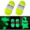 AUAUY Filato Glow in The Dark, 2 Rotoli di Filato Luminoso per Uncinetto, Forniture per Cucito da 55 Metri per Arti Fai da Te, Artigianato Maglieria, Uncinetto e Articoli per Feste Fai da Te (Giallo)