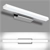 Kingwen LED Lampada da Specchio Bagno 8W 40cm Lampada da Bagno，Luce Specchio Bagno Bianco freddo 6000K， Luce per specchio da bagno Impermeabile IP44