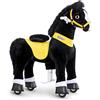 PonyCycle Essenziale Modello E Cavalcabile per Bambini con Ruote Cavallo a Dondolo (con Freno/Taglia 4 per 4-8 Anni) Giocattolo Esterno Cavallo Nero - E438