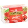 Twinings, Infuso Aromatizzato ai Frutti Rossi, Sapore Dolce e Avvolgente, Profumo Inebriante, Senza Caffeina, Infusi e Tisane, Confezione da 20 Filtri