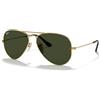 RAY-BAN 0RB3025 Occhiali da Sole, Oro (Gold), 62 Uomo