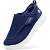 FitVille Scarpe Diabetiche Per Uomo Scarpe Extra Larghe Per Piedi Gonfi Scarpe Da Passeggio Regolabili Per La Neuropatia Dolorosa Dei Piedi Degli Anziani 46.5 EU Larga