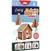 Chefclub Kids - 3D Gingerbread Cookie Cutter - Stampini 3D - Albero di Natale, casa e pupazzo di neve