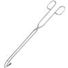 Westmark Pinza da barbecue/arrosto, Acciaio inox, Lunghezza: 37,2 cm, Argento, 12732270
