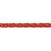 INNSPIRO Cordino in pelle naturale intrecciato rosso 4 mm. 2 m.