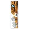 VERVACO Kit Punto Croce Segnalibri Contato Gatto Segnalibri Punto Croce da Ricamare 6 x 20 cm Set Fai da Te Creativo Adulti Ricamo Accessori per Lavoretti Creativi