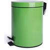 Excelsa Pattumiera bagno e cucina 5 Lt 23x22 H.29 con pedale colore verde cod.48131
