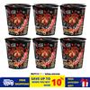 MAMEE 6 X Mamee Daebak Instant Ramen Noodle Korean Ghost Pepper HOT SPICY CHICKEN 80g