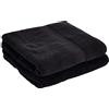 Superior - Set di Asciugamani da Bagno in Cotone Egiziano 900 Grammi, 2 Pezzi, Nero