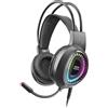 GielleService CUFFIE GAMING MARS MH220 con microfono flessibile Illuminazione RGB