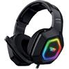 GielleService CUFFIE GAMING KEEPOUT HX901 con microfono USB 2.0 pieghevole Suono 7.1