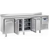 COOL HEAD Tavolo refrigerato - Alzatina - N. 4 porte - cm 225 x 70 x 85 h