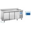 COOL HEAD Tavolo refrigerato - Lavello - Alzatina - N. 3 porte - cm 178 x 70 x 95h